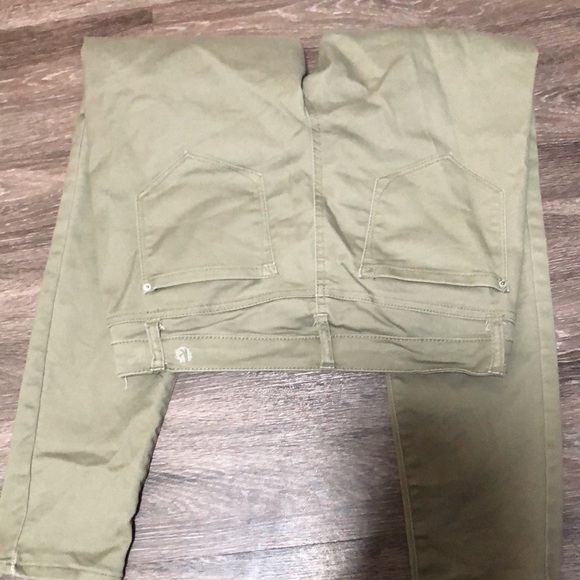 Kensie Jeans Olive Green "Knockout Skinny" Ankle Pants Size 8/29 - Picture 5 of 5
